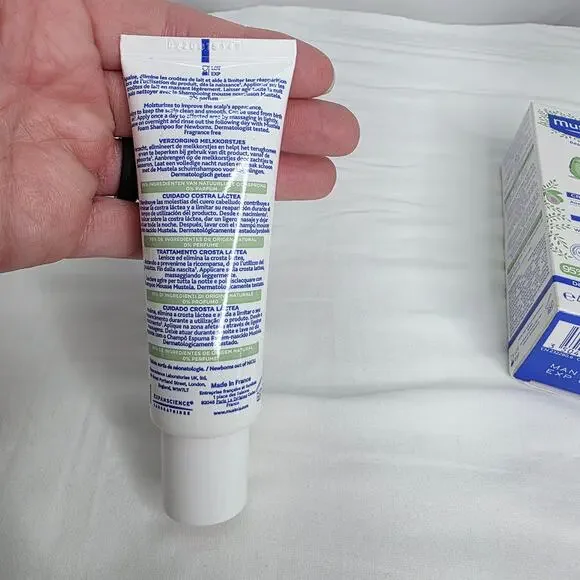 Mustela 2 pk Baby Cradle Cap Cream W Natural Avocado  Paraben Free & Fragrance - Picture 8 of 8